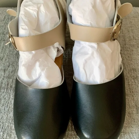 Swedish Handmade Leather Clogs - Picture 8 of 11